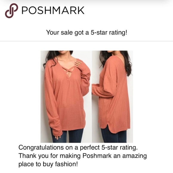 Last 1! Earth Color knit tunic top/ long sleeve - Picture 4 of 4